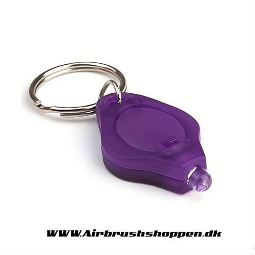 UV lampe nøglering - Ultraviolet nøglering 1 stk.